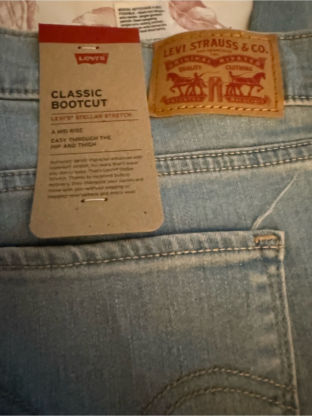 Levi's Light Wash Women's Classic Bootcut Jeans